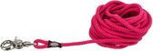 Trixie hondenriem sleeplijn rond met trigger snap haak fuchsia roze (5 MTRX0,6 CM)