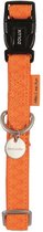 Macleather Hondenhalsband Macleather 45-70 Cm Kunstleer Oranje