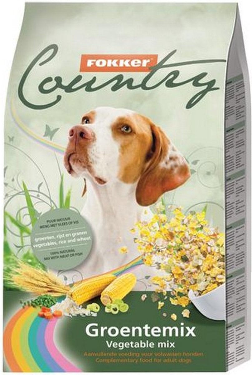 Fokker Country Hondenvoer - Groentemix - 6 kg