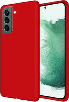 Samsung Galaxy S22 Plus Hoesje Siliconen Back Cover Rood