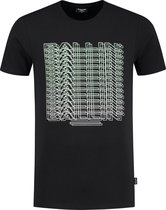 Ballin Amsterdam -  Heren Slim Fit   T-shirt  - Zwart - Maat XXL