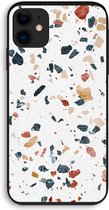 Case Company® - iPhone 11 hoesje - Terrazzo N°4 - 100% Biologisch Afbreekbaar - Duurzaam - Biodegradable Soft Case - Milieuvriendelijke Print op Achterkant - Zwarte Zijkanten - Bescherming Ov