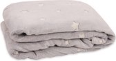 Sleepline - Katoenen Verzwaringsdeken Grijs - Inclusief Polyester Glow in the Dark Hoes - 6.8 KG