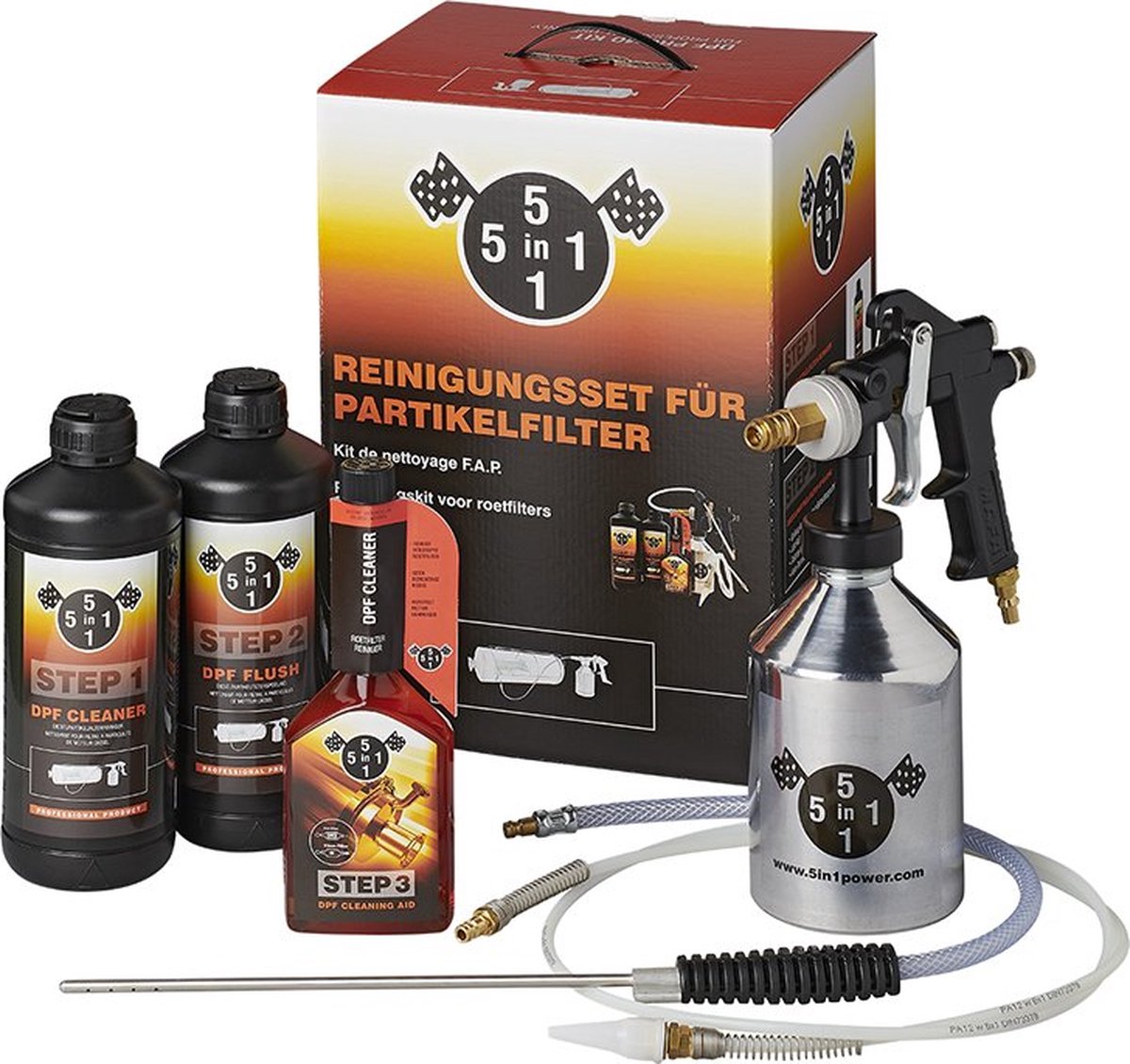 5 in 1 DPF Cleaning Kit.