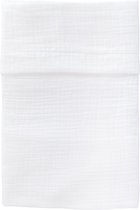 Cottonbaby - ledikantlaken - Wit - Cottonsoft - 120x150 cm