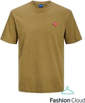 JACK & JONES Jack&Jones Futures Tee SS Crew Neck Martini Olive GROEN XL