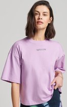 Superdry Dames tshirt Code Tech Oversized T-shirt met wijdvallende pasvorm