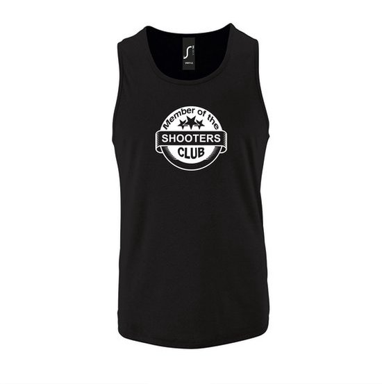 Zwarte Tanktop sportshirt met 