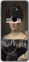 Telefoonhoesje Geschikt voor Huawei P40 Lite hoesje - Schilderij - Verf - Regenboog - Siliconen Telefoonhoesje