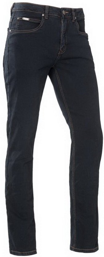 Brams Paris - Jeans pour homme - Stretch - Longueur 32 - Danny - Marine