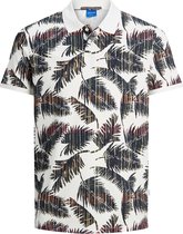 Jack & Jones Poloshirt Jorhazy Aop Polo Ss 12188294 Cloud Dancer Mannen Maat - M