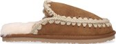 Mou Slipper Full Eskimo Stitch Pantoffels - Sloffen - Dames - Cognac - Maat 40