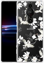 Sony Xperia Pro-I Hoesje White Bird Designed by Cazy