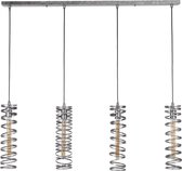 DePauwWonen   Sabrina Hanglamp - incl led lampen - E27 - Burned Zilver