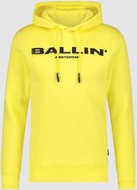 Ballin Amsterdam -  Heren Regular Fit  Original Hoodie  - Geel - Maat L