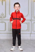 Trainingspak / Sportset - Sportvest & Broek - 116/122 - Jongens Rood