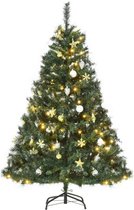 Kerstboom dennenboom met decoratie 120 LED‘s 511 takpunten Ø 95 x 150 h cm