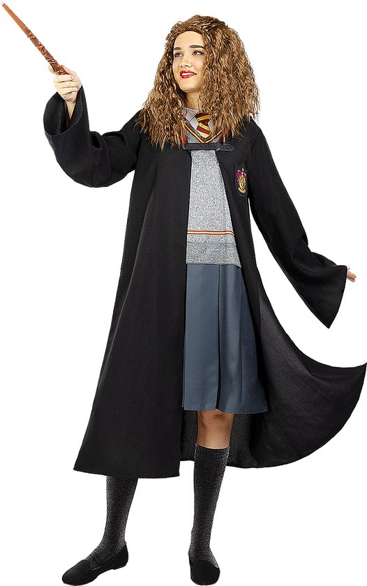 FUNIDELIA Hermelien Kostuum voor vrouwen - Harry Potter Kostuum - Maat: M - Grijs / Zilver
