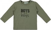 Babylook T-Shirt Boys Deep Lichen Green