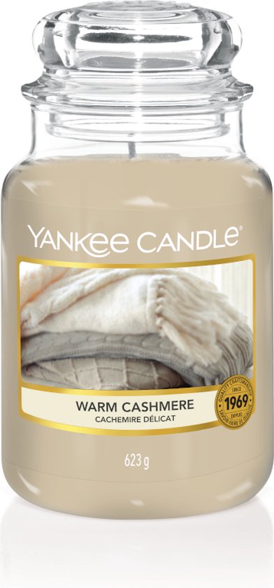 Yankee Candle Large Jar Geurkaars - Warm Cashmere