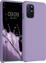 kwmobile telefoonhoesje voor OnePlus 8T - Hoesje met siliconen coating - Smartphone case in violet lila