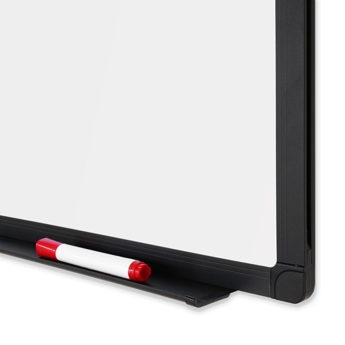 IVOL Whiteboard met zwart frame - Magnetisch - 60x90 cm thumbnail 4
