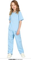 Guirca - Dokter & Tandarts Kostuum - Liefste Verpleeg Zuster Kind Kostuum - blauw - 10 - 12 jaar - Carnavalskleding - Verkleedkleding