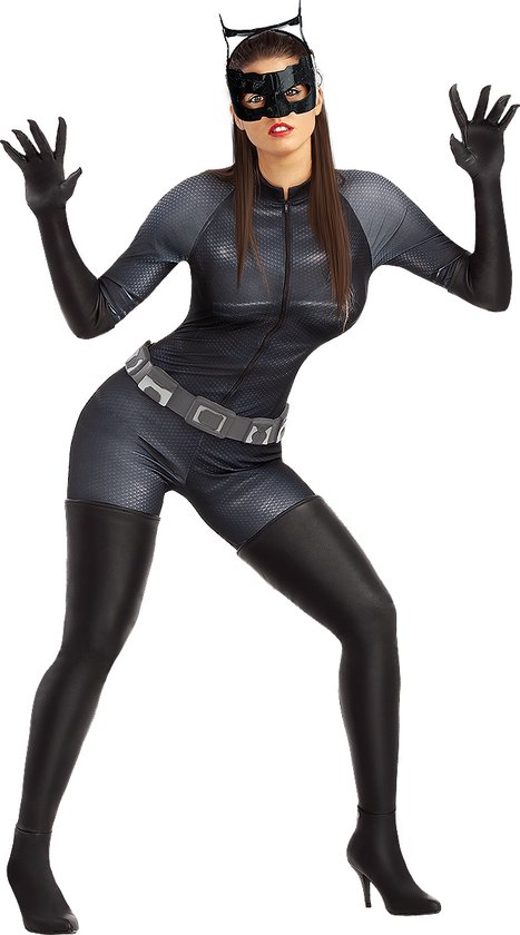 FUNIDELIA Catwoman kostuum voor vrouwen Katte - Maat: S - Zwart | bol.com