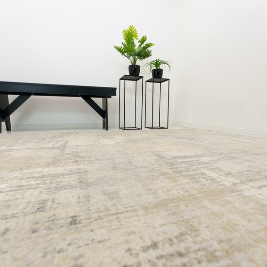 Tapis Xilento Crunch Gris Ivoire | 170x230cm
