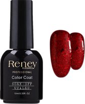 RENEY® Gellak Red Diamond 05 – 10ml. - Glitter, Rood - Glitters - Gel nagellak
