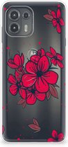 Foto hoesje Motorola Edge 20 Lite Telefoon Hoesje Blossom Red