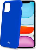 Celly Feeling Silicone Back Cover Apple iPhone 11 Blauw