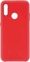 LuxeBass Hoesje geschikt voor Samsung Galaxy A10s siliconen hoesje - Rood - telefoonhoes - gsm hoes - gsm hoesjes