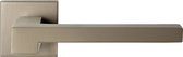 GPF3160.A4-02 Raa deurkruk op vierkante rozet Champagne blend, 50x50x8mm