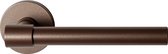 Deurkruk op rozet - Brons Kleur - RVS - GPF bouwbeslag - Hipi Deux GPF3051.A2-05, Bronze blend