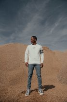 Malelions Men Captain Crewneck - White/Off-White - 4XL