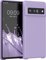 kwmobile telefoonhoesje voor Google Pixel 6 Pro - Hoesje met siliconen coating - Smartphone case in violet lila