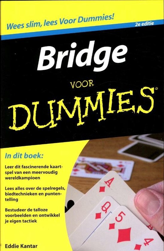 Cover van het boek 'Bridge voor dummies' van Eddie Kantar