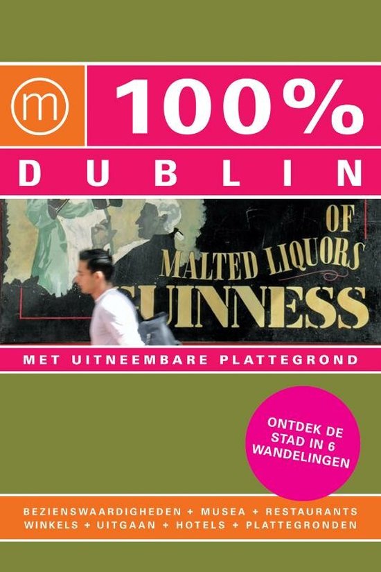 Cover van het boek '100% / Dublin + stadsplattegrond' van Dominique Lenferink