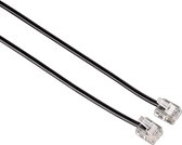 Hama Telephone Cable Modular - Modular 6m Black