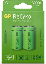 GP Recyko Gp Oplaadbaar Batterij C A2 3000mah