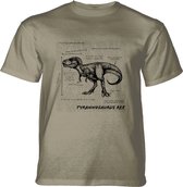 T-shirt T-Rex Fact Sheet Beige KIDS S