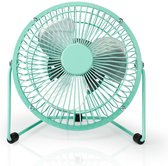 Nedis FNDK1TQ15 Metalen Miniventilator 15 Cm Diameter Usb-voeding Turquoise