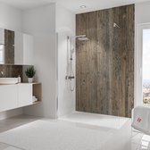 douche achterwand - Schulte Deco Design Decor - hout Noordzee - 150x255cm - wanddecoratie - muurdecoratie - badkamer wandpaneel - wandbekleding