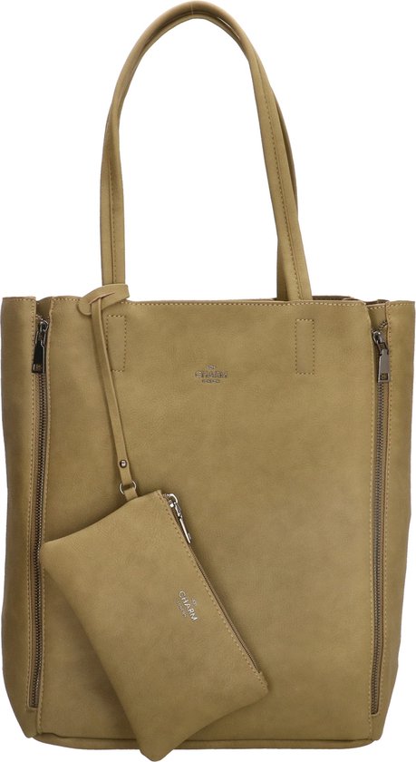 Charm London Bricket Wood Shopper - Olijfgroen