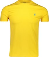 Polo Ralph Lauren  T-shirt Geel Geel Aansluitend - Maat M - Heren - Lente/Zomer Collectie - Katoen
