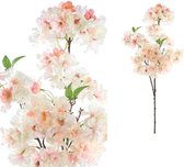 PTMD Blossom Flower Kersenbloesem Kunsttak - 61 x 36 x 106 cm - Lichtroze