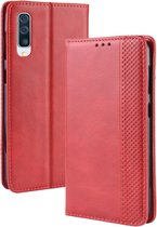 Samsung Galaxy A50 Hoesje - Mobigear - Sensation Serie - Kunstlederen Bookcase - Rood - Hoesje Geschikt Voor Samsung Galaxy A50