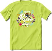 Pride Day | Pride T-Shirt | Grappig LHBTIQ+ / LGBTQ / Gay / Homo / Lesbi Cadeau Shirt | Dames - Heren - Unisex | Tshirt Kleding Kado | - Groen - S