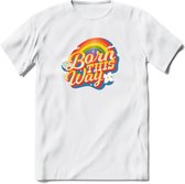 Born This Way | Pride T-Shirt | Grappig LHBTIQ+ / LGBTQ / Gay / Homo / Lesbi Cadeau Shirt | Dames - Heren - Unisex | Tshirt Kleding Kado | - Wit - 3XL